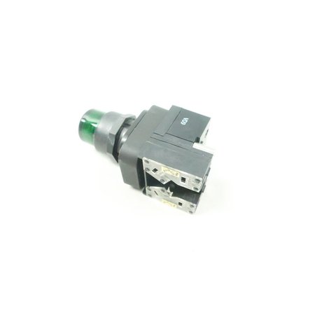 Allen Bradley Illuminated Green 12-130V-Ac 12-130V-Dc Pushbutton 800H-QRBH2GA4Y